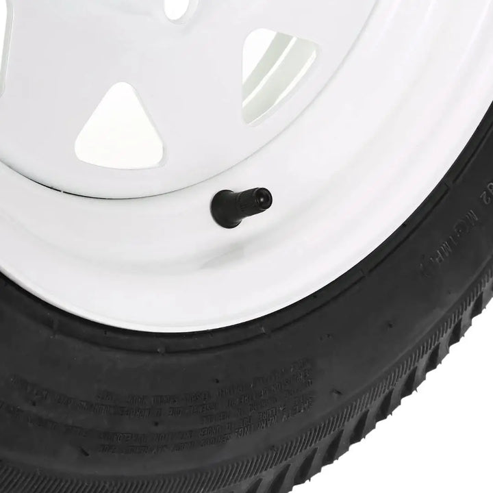 5.30-12 Bias Trailer Tire with 12" Wheel - 5 on 4-1/2" - Load Range C (2-PACK) WEIZE