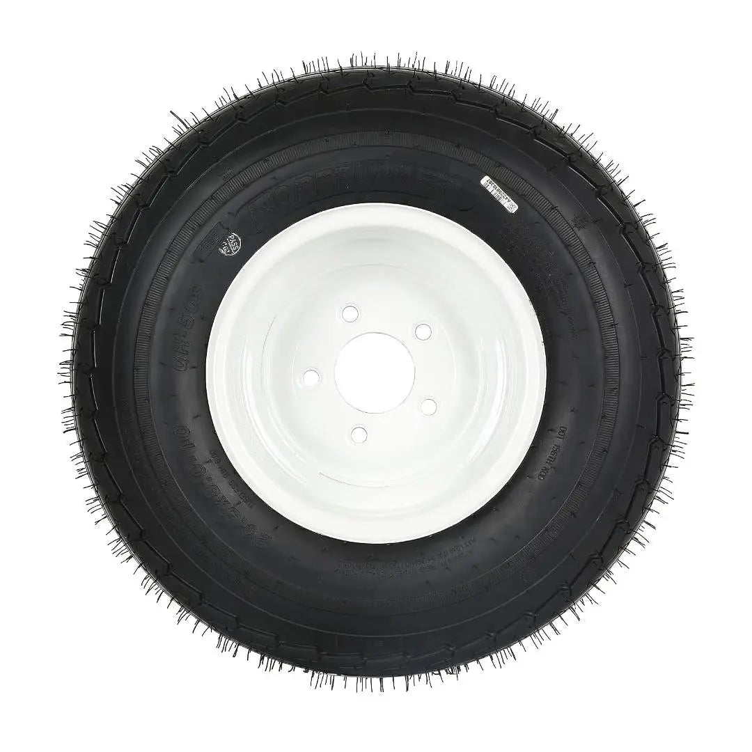 20.5x8-10 Bias Trailer Tire with 10" Wheel - 5 on 4-1/2" - Load Range E (2-PACK) WEIZE