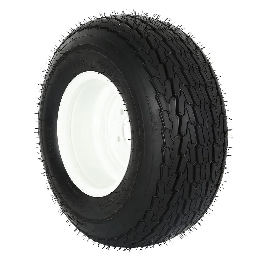 20.5x8-10 Bias Trailer Tire with 10" Wheel - 5 on 4-1/2" - Load Range E (2-PACK) WEIZE