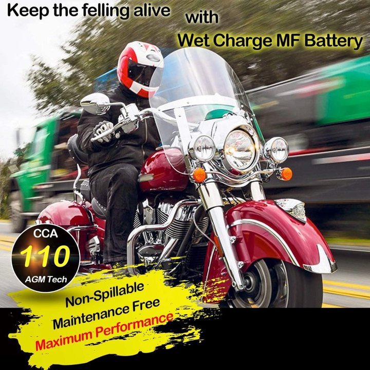 WEIZE YTZ7S-BS 12V 6Ah High Performance - Maintenance Free AGM Battery Replacement YTZ7S Compatible with Honda TRX450ER TRX450R ATV Motorcycle WEIZE