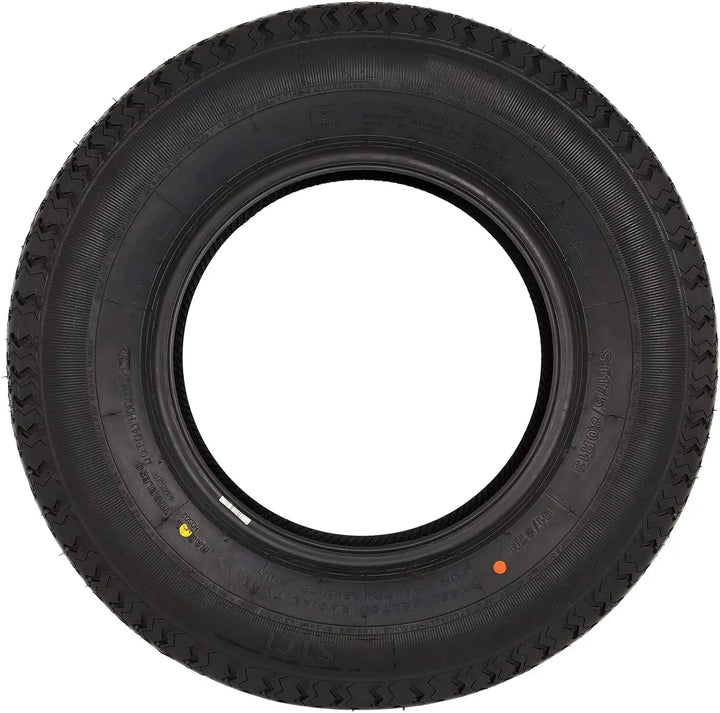 Durun ST175/80R13 Radial Trailer Tire, ST175/80-13 175 80R13, 6 Ply Load Range C, 91N Set of 2 WEIZE