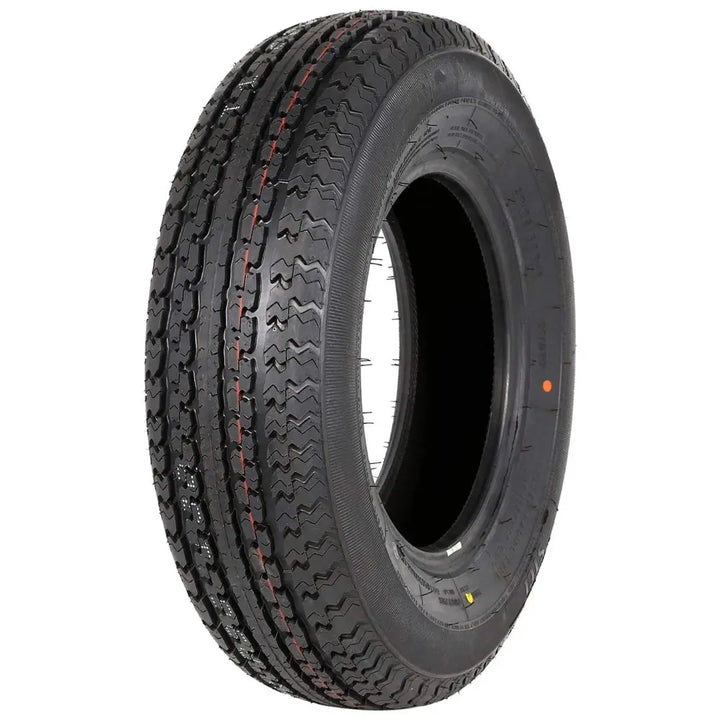 Durun ST175/80R13 Radial Trailer Tire, ST175/80-13 175 80R13, 6 Ply Load Range C, 91N Set of 2 WEIZE