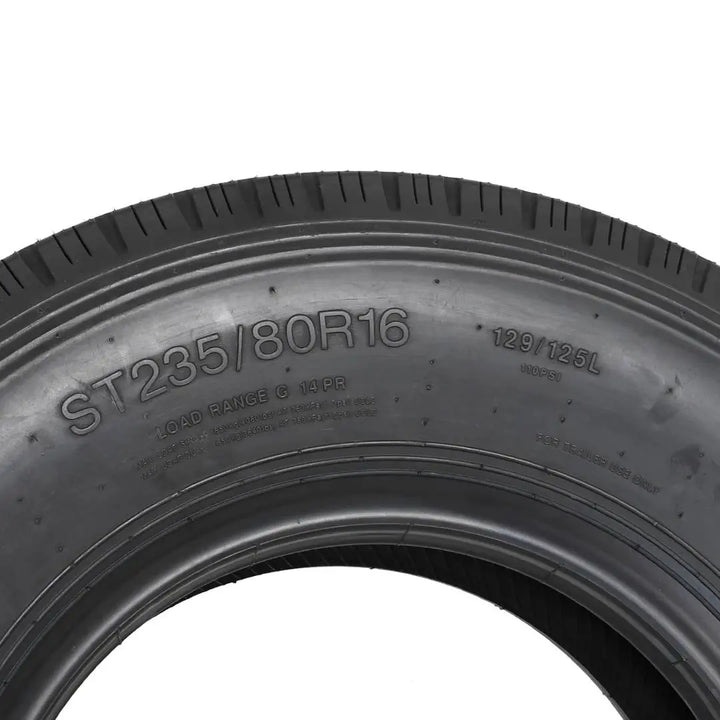 Premium All Steel Radial Trailer Tires ST 235/80R16 235 80 R16 235/80-16 14 Ply Load Range G LRG WEIZE