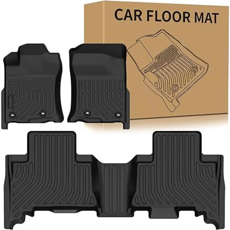 Floor Mats Fit for 2014-2024 Lexus GX460, Fits 2013-2024 Toyota 4Runner TPE All Weather Custom Fit Car Floor Liner, 1st and 2nd Row Full Set Car Mats WEIZE