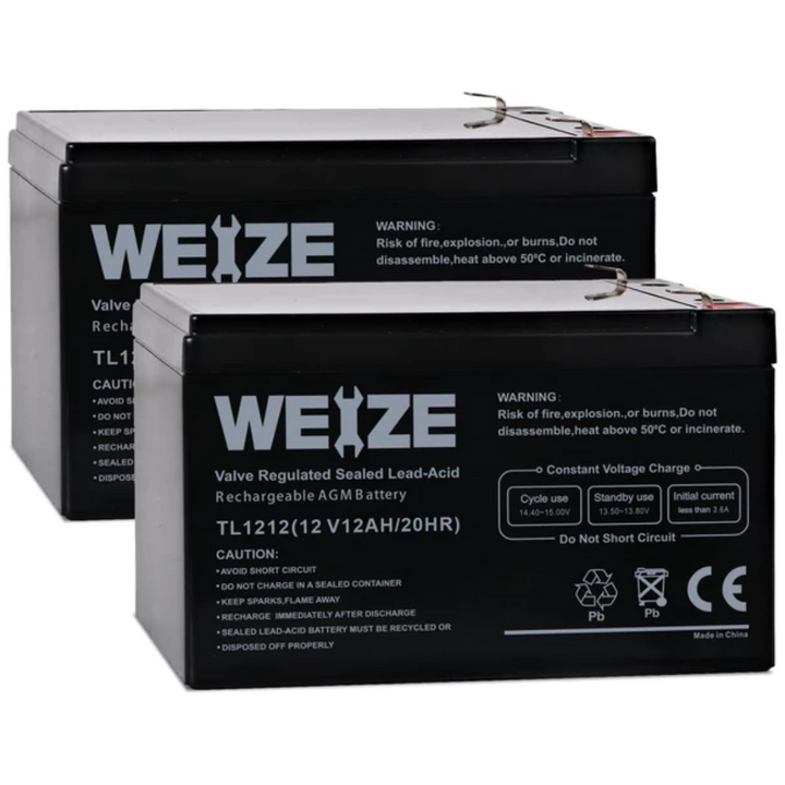 12V 12Ah F2 SEALED LEAD ACID DEEP-CYCLE RECHARGEABLE BATTERY