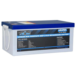 WEIZE 48V(51.2V) 100Ah 5120Wh LiFePO4 Lithium Battery (ETA: June 05) WEIZE