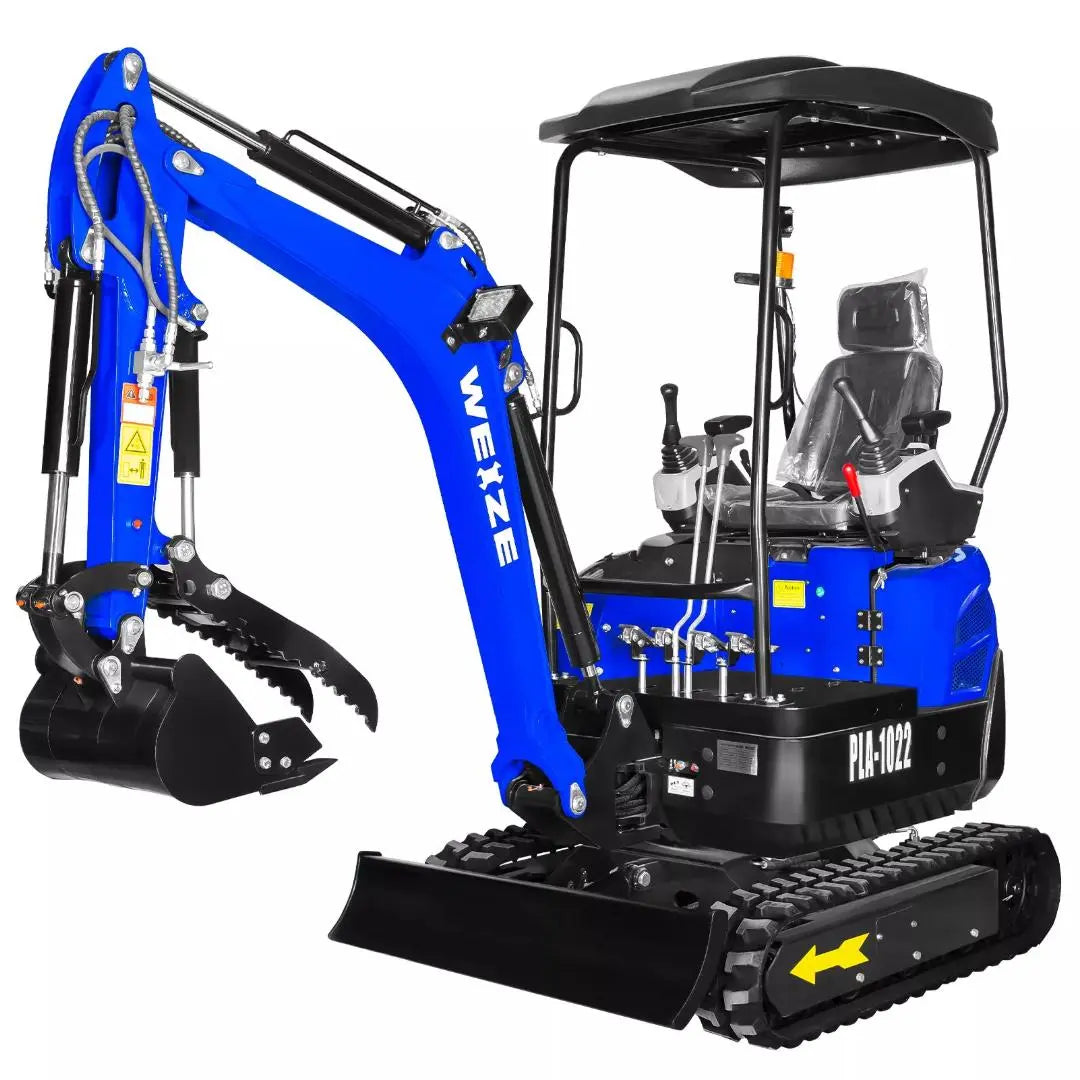 Mini Excavator | WEIZE® 4,000 lbs Excavator Digger